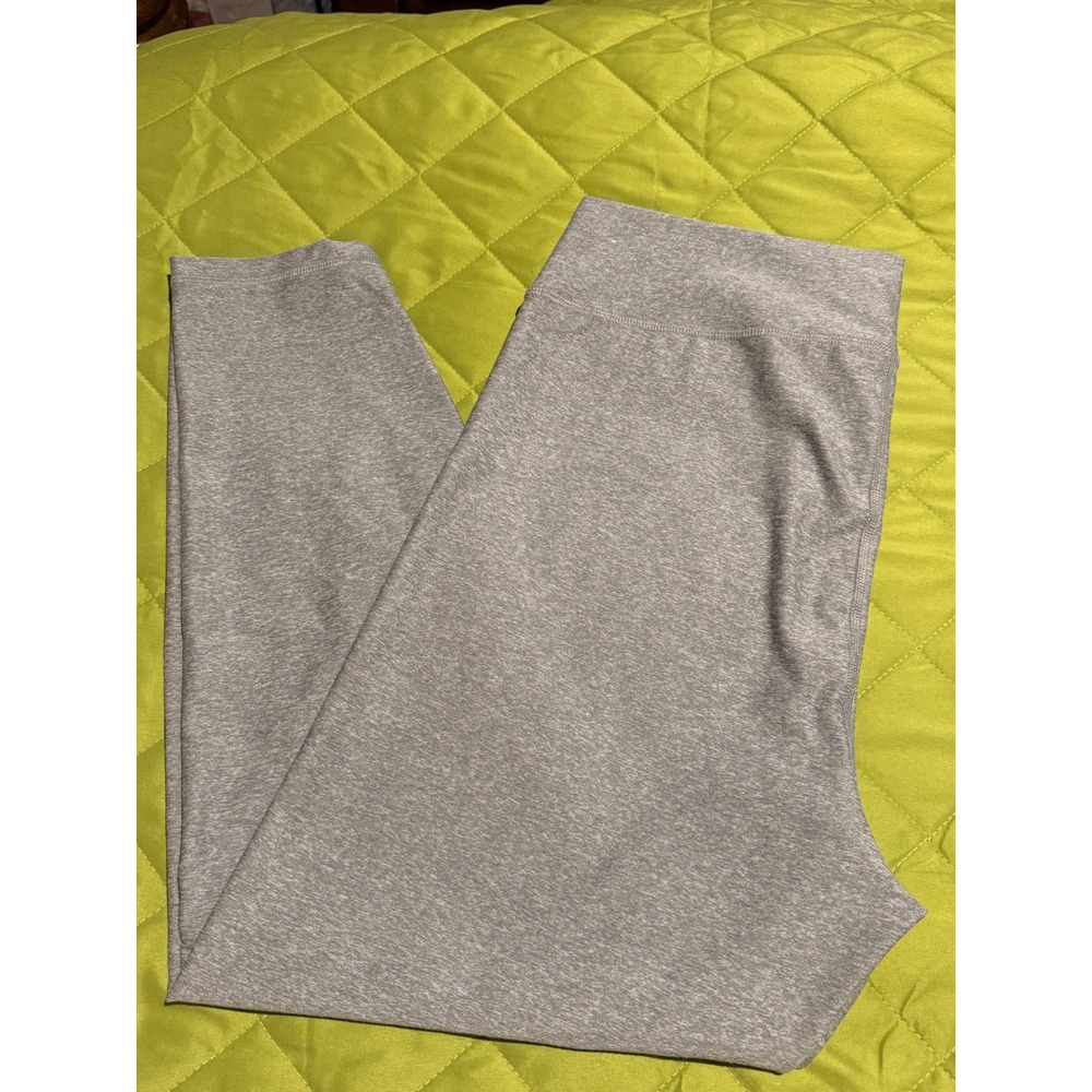 Old Navy Leggings Women XL Gray Good Cloud+ Go-Dry High Waisted Athletic 7/8